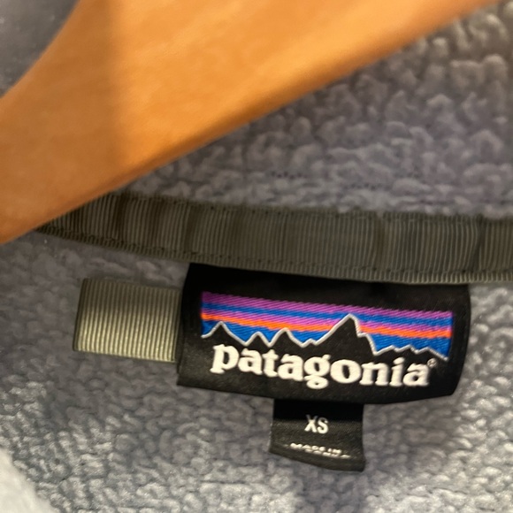 Women's Patagonia Retro Pile Fleece Marsupial | Powder blue | Size XS - Picture 3 of 4